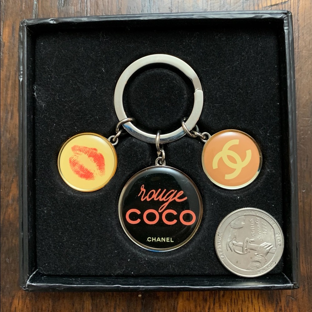 Chenel Key Chain or Bag Charm